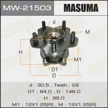 Подшипник ступицы MASUMA MW-21503
