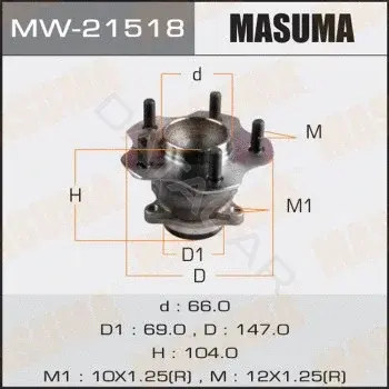 Подшипник ступицы MASUMA MW-21518