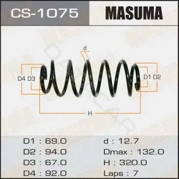 Пружины MASUMA CS-1075