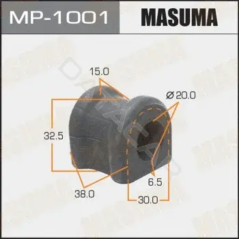 Втулки стабилизатора MASUMA MP-1001