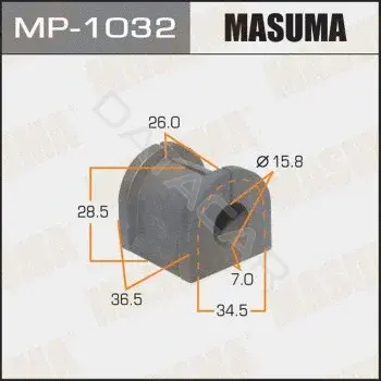 Втулки стабилизатора MASUMA MP-1032