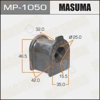 Втулки стабилизатора MASUMA MP-1050