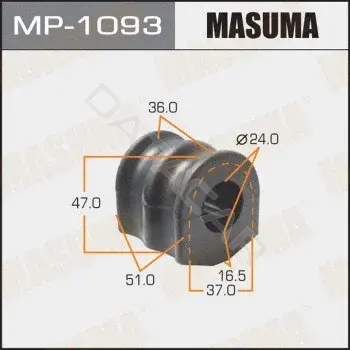 Втулки стабилизатора MASUMA MP-1093