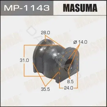 Втулки стабилизатора MASUMA MP-1143