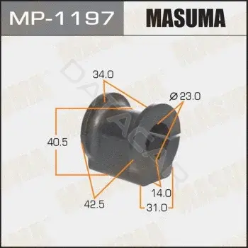 Втулки стабилизатора MASUMA MP-1197
