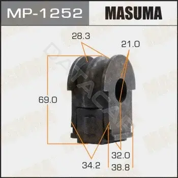 Втулки стабилизатора MASUMA MP-1252