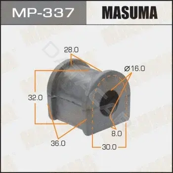 Втулки стабилизатора MASUMA MP-337