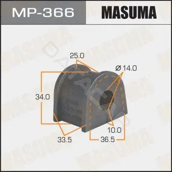 Втулки стабилизатора MASUMA MP-366