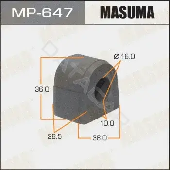 Втулки стабилизатора MASUMA MP-647