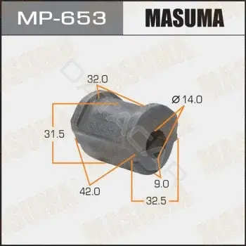 Втулки стабилизатора MASUMA MP-653