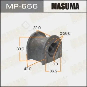 Втулки стабилизатора MASUMA MP-666
