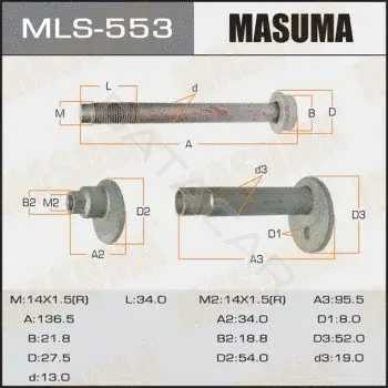 Болт подвески MASUMA MLS-553