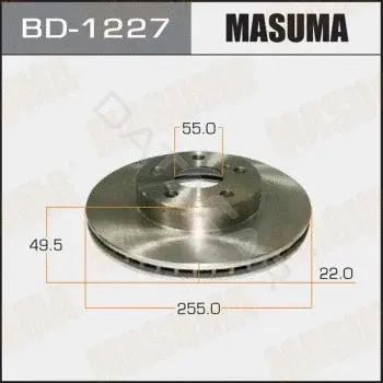 Тормозные диски MASUMA BD-1227