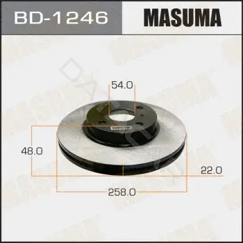 Тормозные диски MASUMA BD-1246