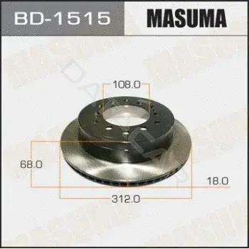 Тормозные диски MASUMA BD-1515