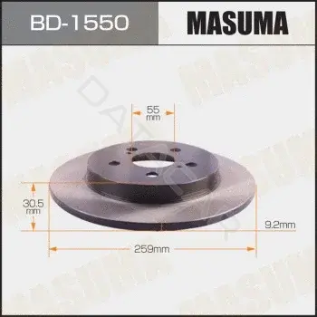 Тормозные диски MASUMA BD-1550