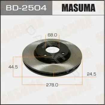 Тормозные диски MASUMA BD-2504