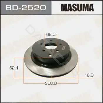 Тормозные диски MASUMA BD-2520