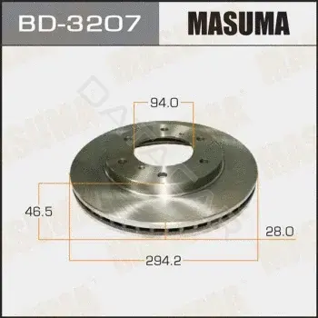 Тормозные диски MASUMA BD-3207