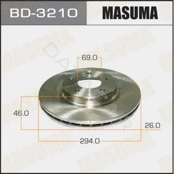 Тормозные диски MASUMA BD-3210