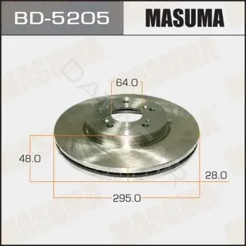 Тормозные диски MASUMA BD-5205