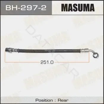 Тормозные шланги MASUMA BH-297-2
