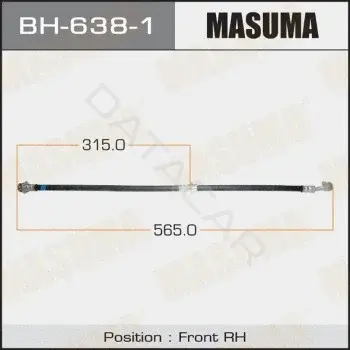 Тормозные шланги MASUMA BH-638-1
