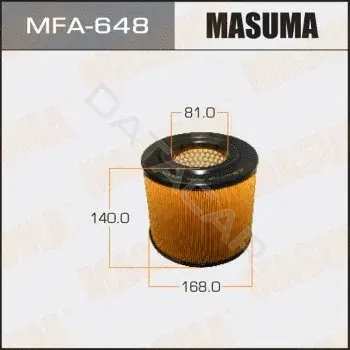Воздушный фильтр MASUMA MFA-648