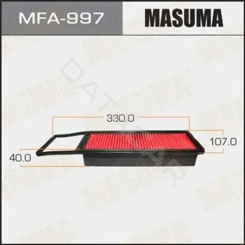 Воздушный фильтр MASUMA MFA-997
