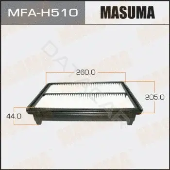 Воздушный фильтр MASUMA MFA-H510