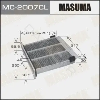 Фильтр салонный MASUMA MC-2007CL