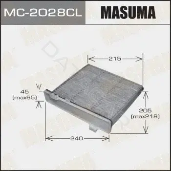 Фильтр салонный MASUMA MC-2028CL