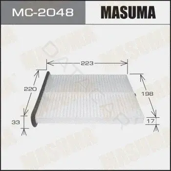 Фильтр салонный MASUMA MC-2048
