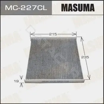 Фильтр салонный MASUMA MC-227CL