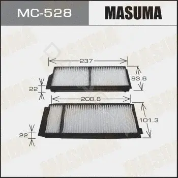 Фильтр салонный MASUMA MC-528