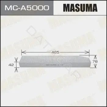 Фильтр салонный MASUMA MC-A5000