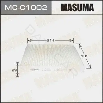 Фильтр салонный MASUMA MC-C1002