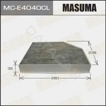 Фильтр салонный MASUMA MC-E4040CL