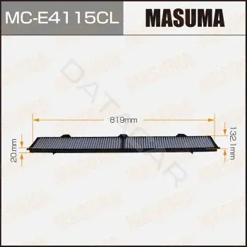Фильтр салонный MASUMA MC-E4115CL