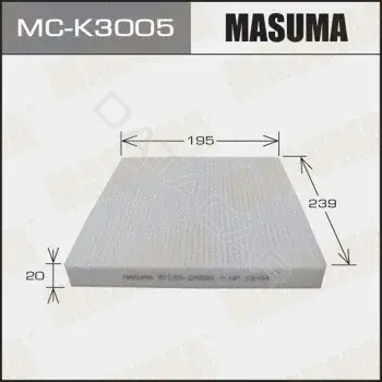 Фильтр салонный MASUMA MC-K3005