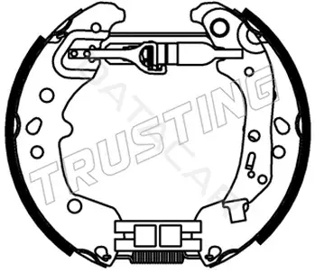 Барабанные колодки TRUSTING 6545