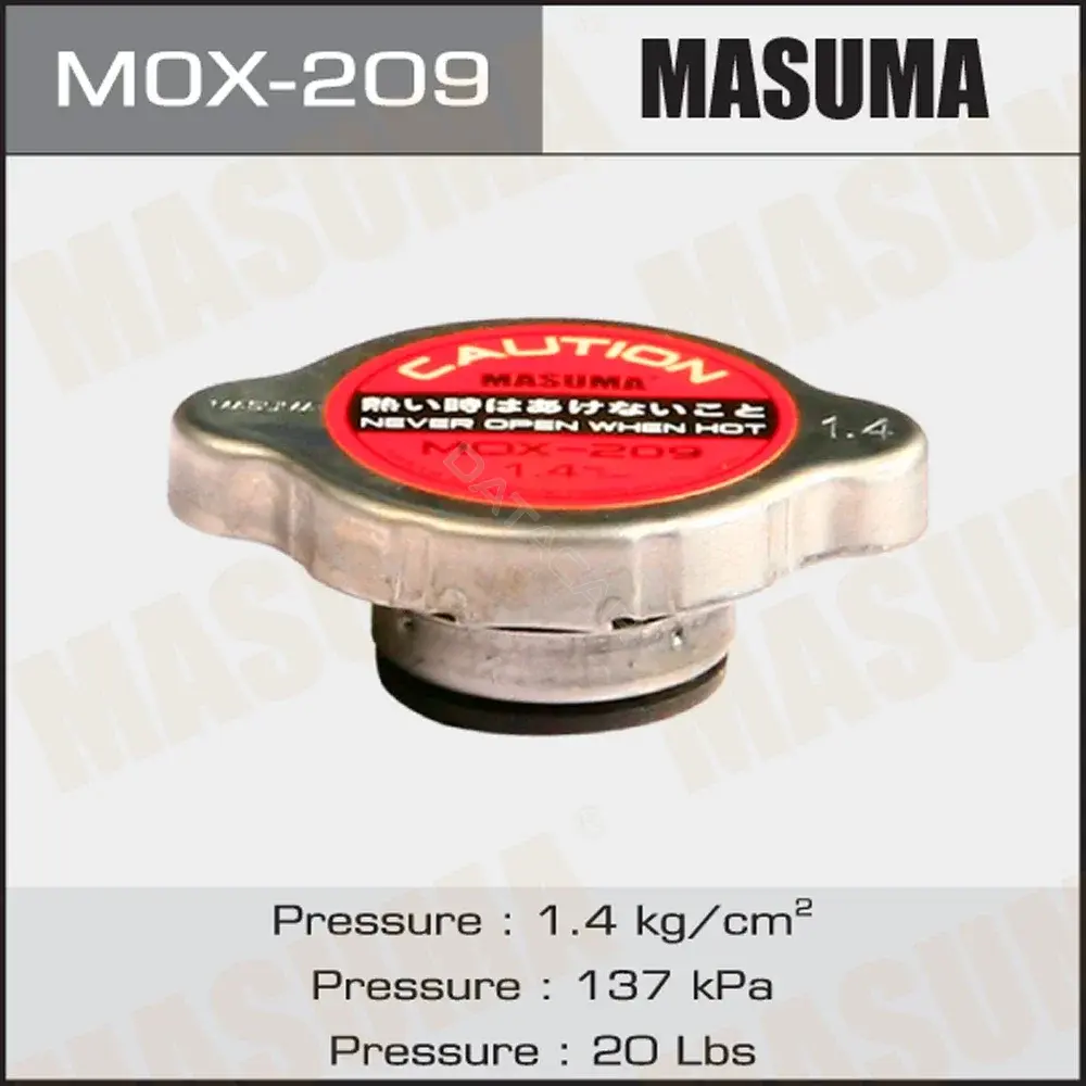 Крышка радиатора / расширительного бачка MASUMA MOX-209