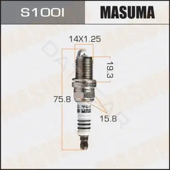 Свечи зажигания MASUMA S100I