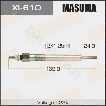Свечи накала MASUMA XI-610