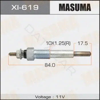 Свечи накала MASUMA XI-619