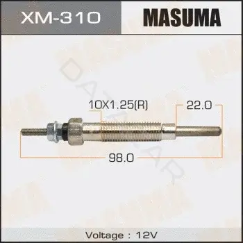 Свечи накала MASUMA XM-310