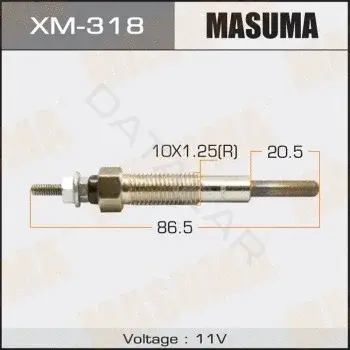 Свечи накала MASUMA XM-318
