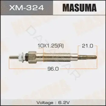Свечи накала MASUMA XM-324