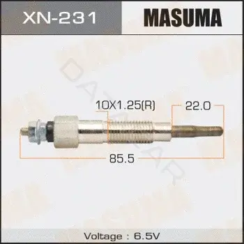 Свечи накала MASUMA XN-231