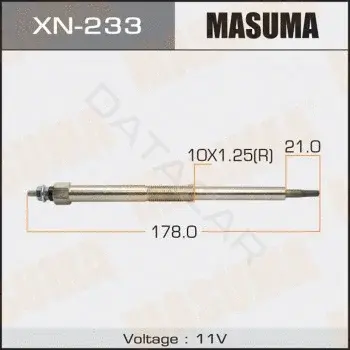 Свечи накала MASUMA XN-233